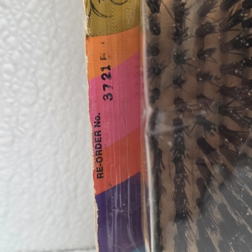 Vintage Rite Aid 100% Pure Bristle Hair Brush Wood Handle New Old Stock
